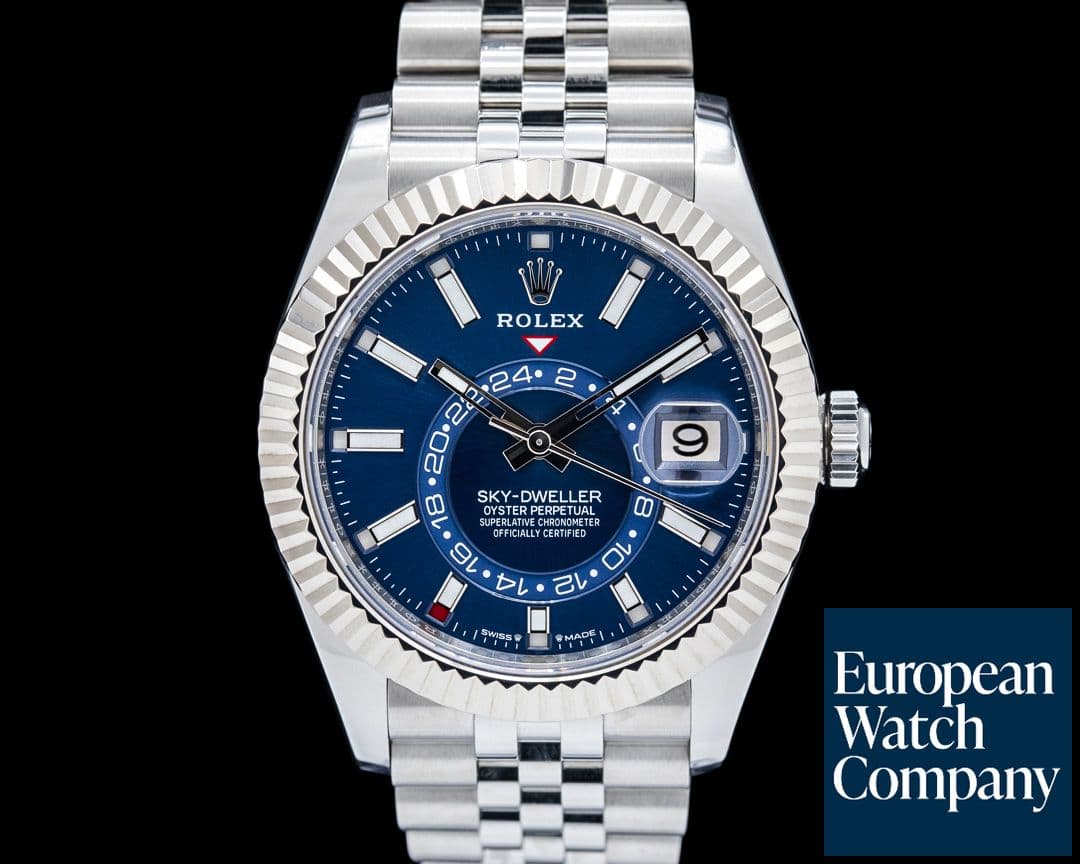 Image of Rolex 336934 Sky-Dweller Jubilee SS Blue Dial