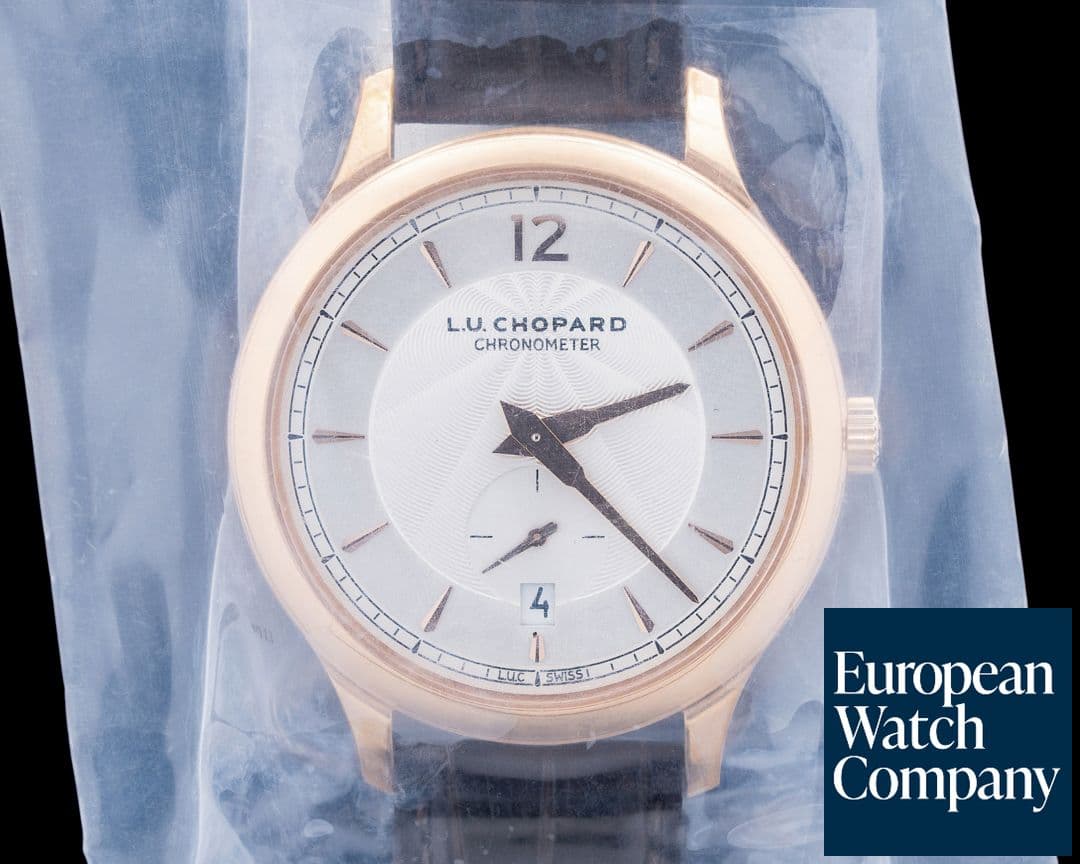 Image of Chopard L.U.C XPS 1860 18K Rose Gold Silver Dial SEALED LIMITED