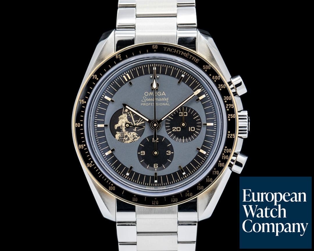Image of Omega Speedmaster Apollo 11 50th Anniversary SS / 18K YG Gray Dial LIMITED