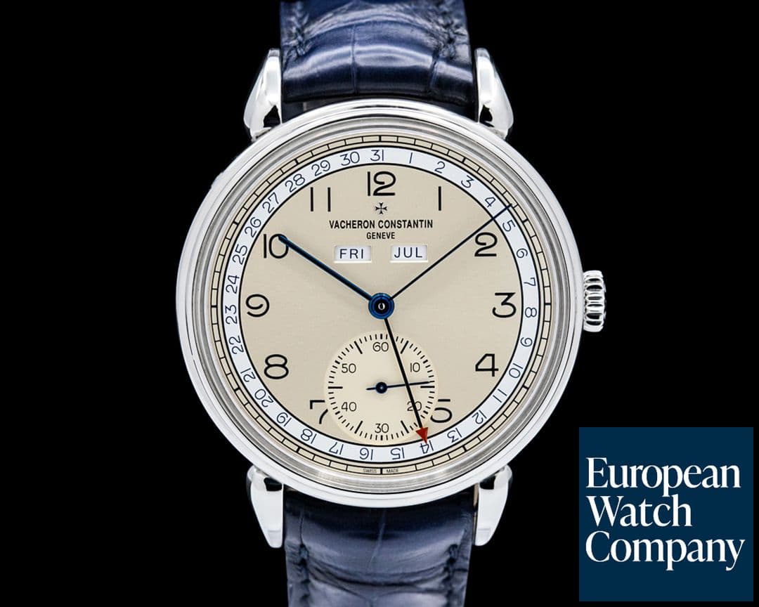 Image of Vacheron Constantin 3110V Les Historiques Triple Calendar 1942 SS Champagne Dial