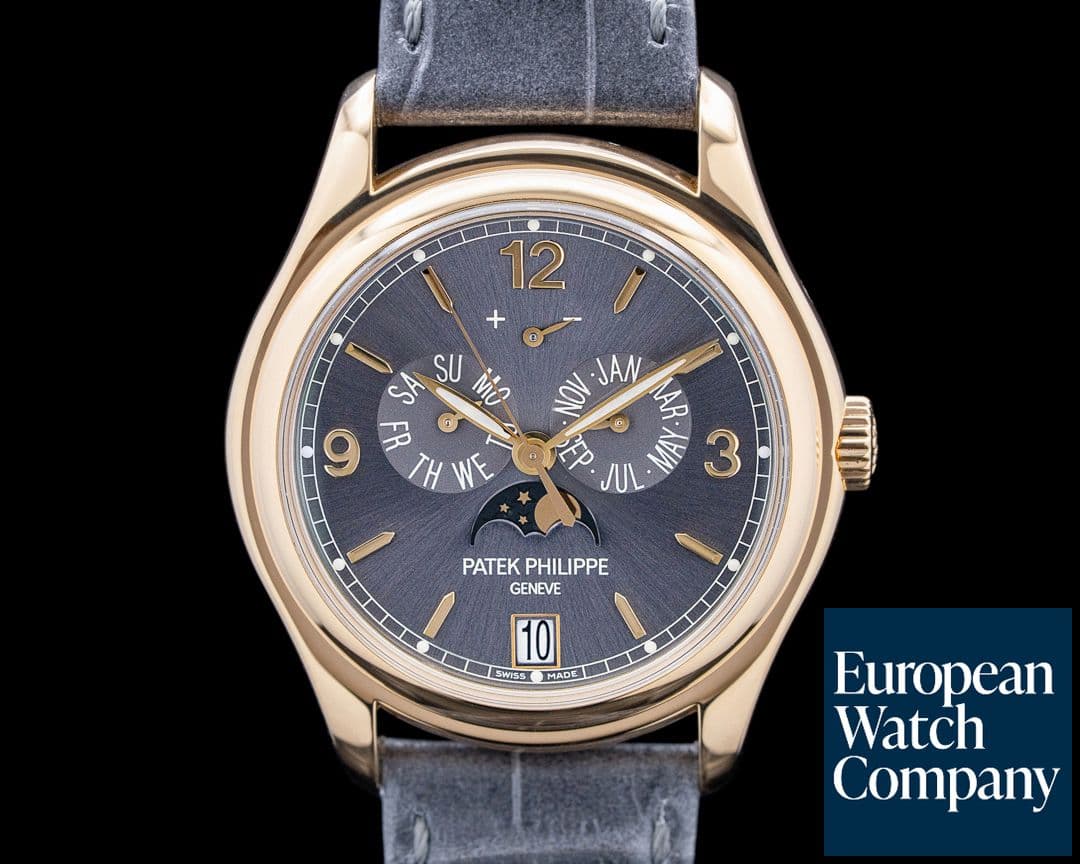 Image of Patek Philippe 5146J-010 Annual Calendar Moonphase 18K Yellow Gold Gray Dial