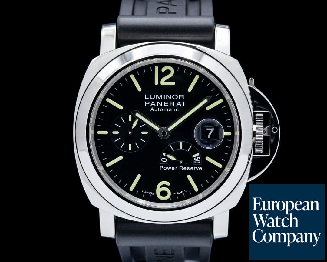 Image of Panerai PAM01090 Luminor Power Reserve Automatic SS Black Dial LIMITED