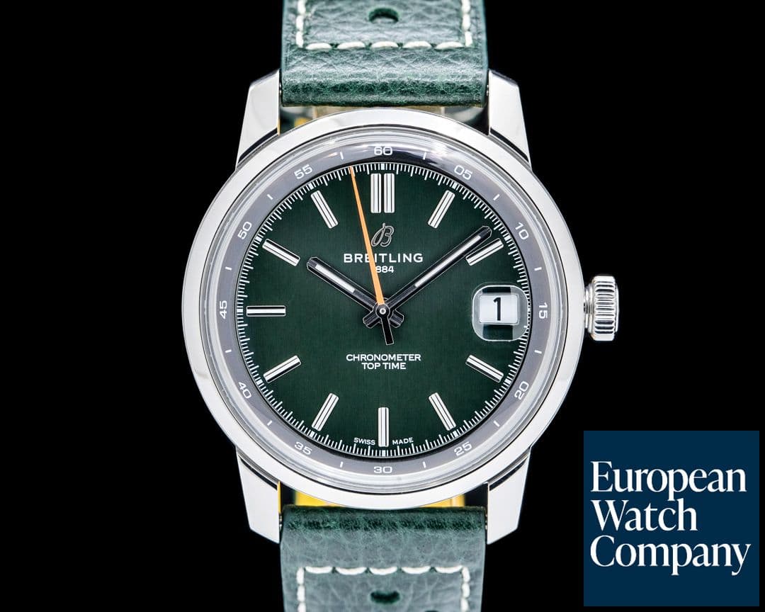 Image of Breitling AB3113 Top Time B31 SS Green Dial