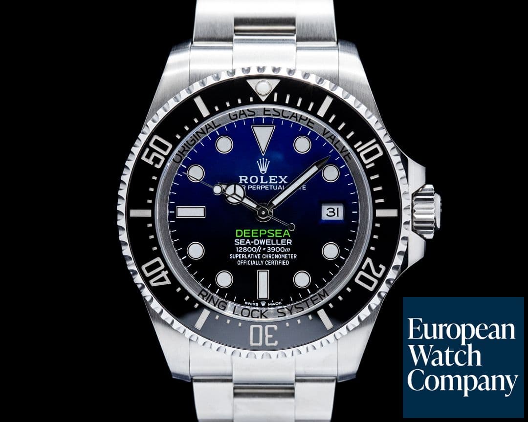 Image of Rolex 136660 Sea-Dweller Deepsea D-Blue "James Cameron" SS Blue Dial