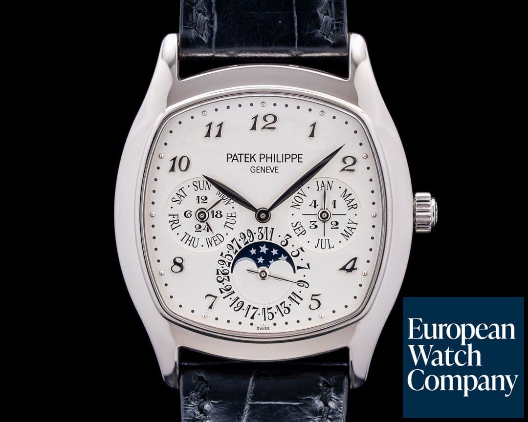 Image of Patek Philippe 5940G-001 Perpetual Calendar 18K White Gold Silver Dial