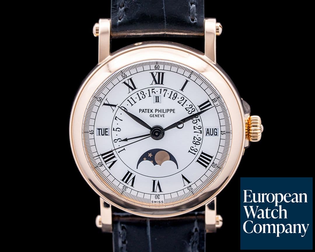 Image of Patek Philippe 5059R Perpetual Calendar Retrograde 18K Rose Gold White Dial