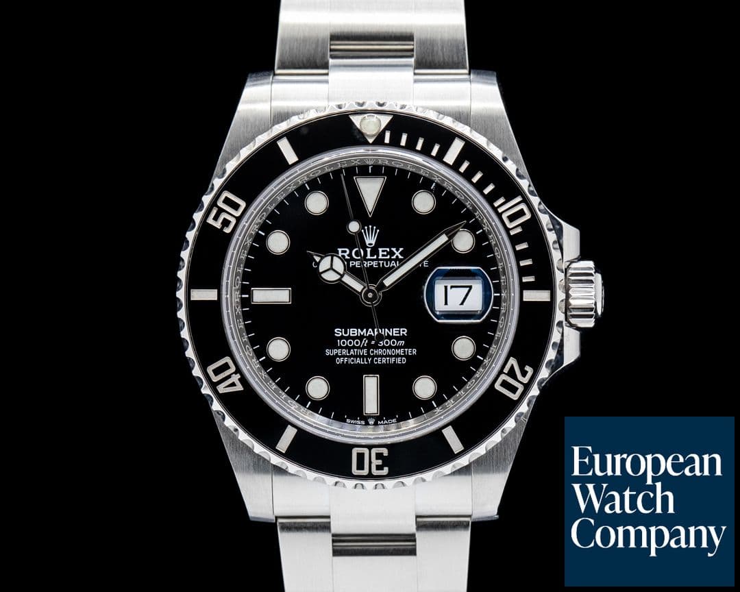 Image of Rolex 126610LN Submariner Ceramic SS Black Dial