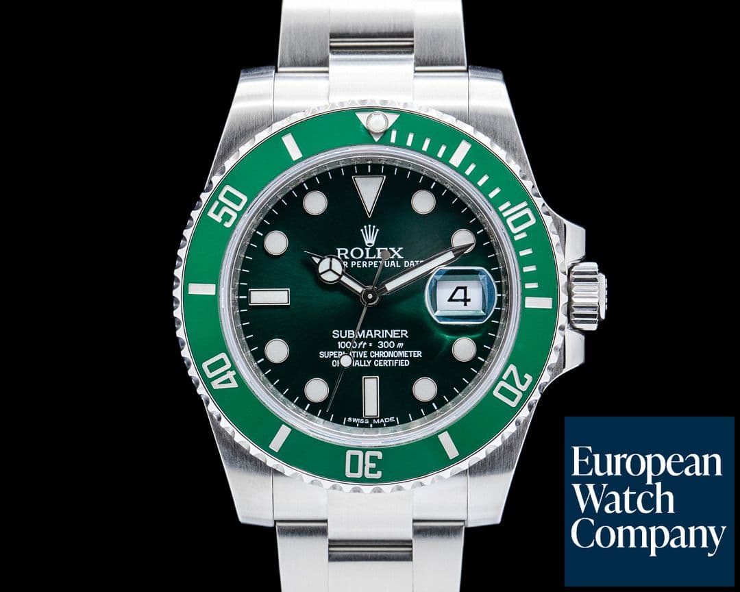 Image of Rolex 116610LV Submariner Date "Hulk" SS Green Dial