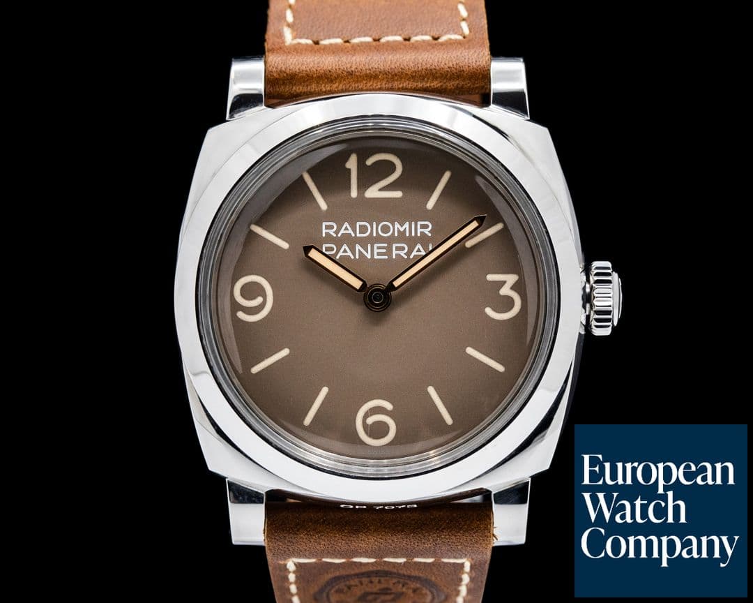 Image of Panerai PAM00662 Radiomir 1940 3 Days Acciaio SS Brown Dial LIMITED