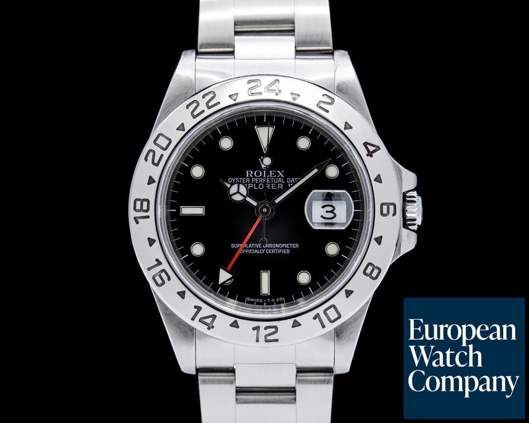 Image of Rolex 16570 Explorer II SS Black Dial Circa. 1997