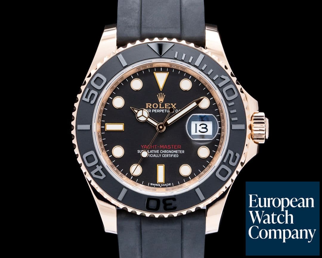 Image of Rolex 116655 Yacht Master 40 18K Rose Gold Black Dial