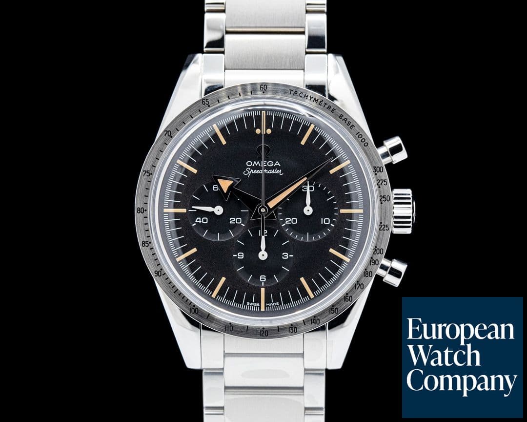 Image of Omega Speedmaster 1957 Trilogy SS Black Dial LIMITED