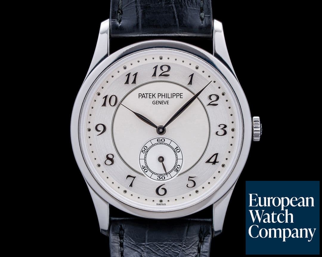 Image of Patek Philippe 5196P Calatrava Platinum Silver Dial