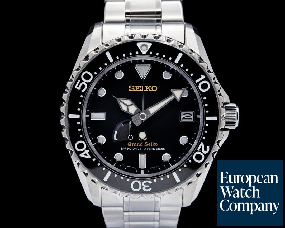 Image of Grand Seiko SBGA031 Spring Drive Diver Titanium Black Dial