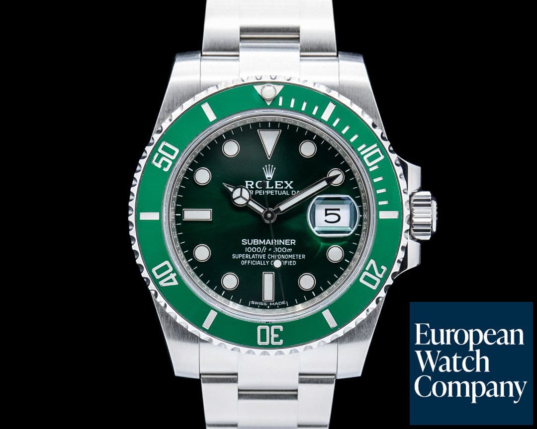 Image of Rolex 116610LV Submariner Date "Hulk" SS Green Dial