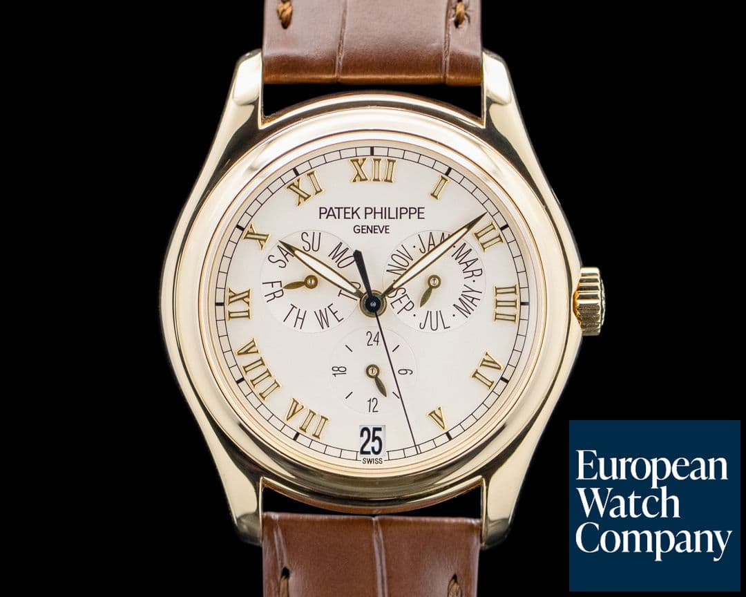 Image of Patek Philippe 5035J Annual Calendar 18K Yellow Gold Silver Dial
