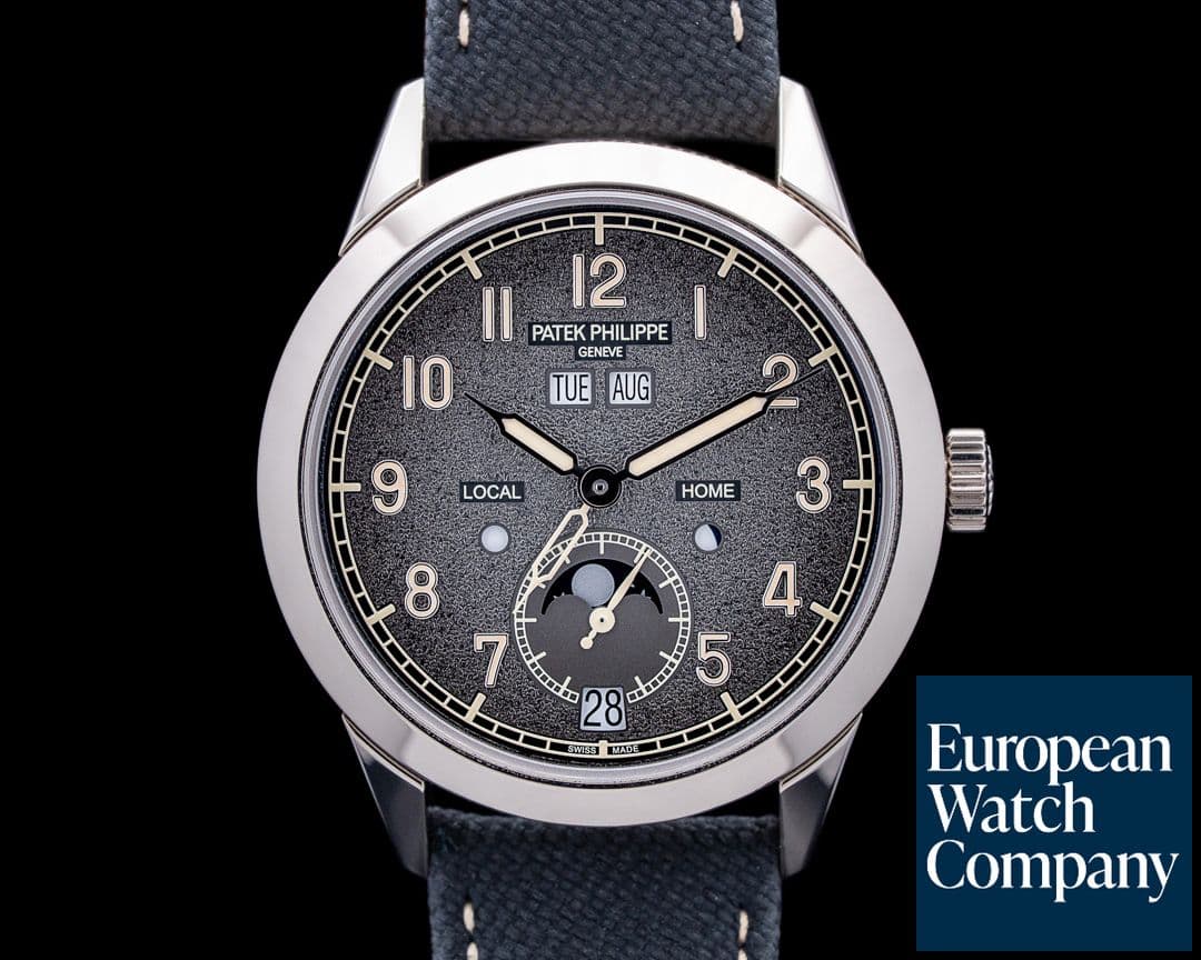 Image of Patek Philippe 5326G Annual Calendar Travel Time 18K White Gold Gray Dial