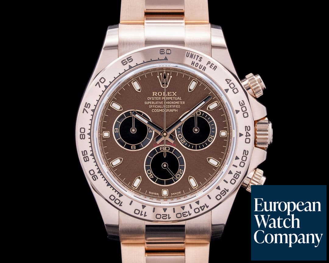 Image of Rolex 116505 Daytona 18K Rose Gold Brown Chocolate Dial
