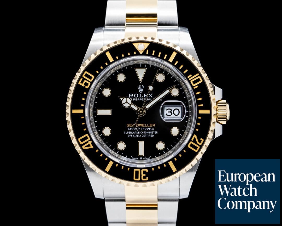 Image of Rolex 126603 Sea-Dweller SS / 18K YG Black Dial