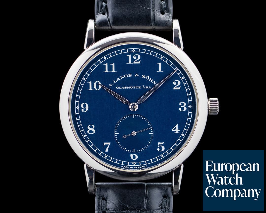 Image of A. Lange & Söhne 206.027 1815 18k White Gold Blue Dial
