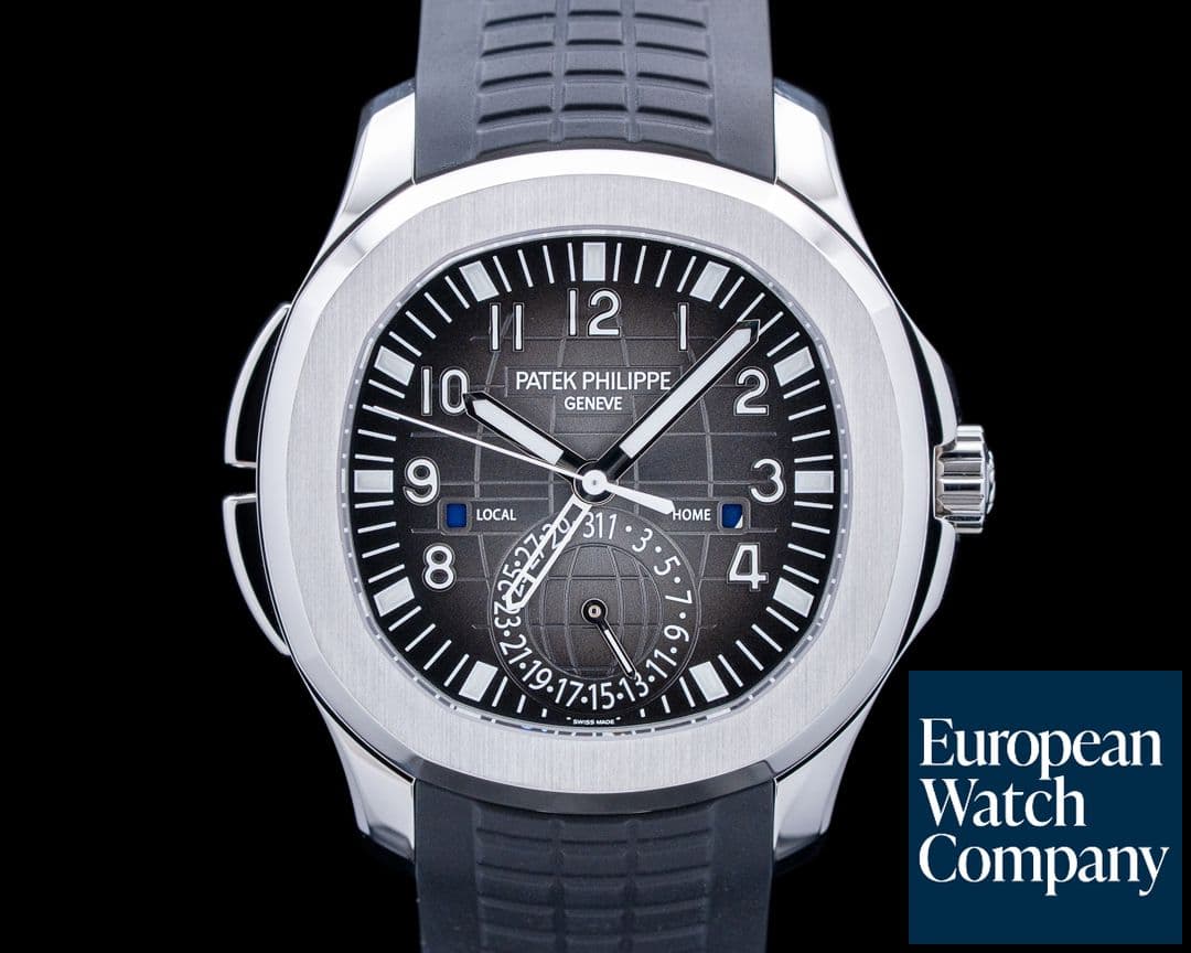 Image of Patek Philippe 5164A Aquanaut Travel Time SS Black Dial UNWORN