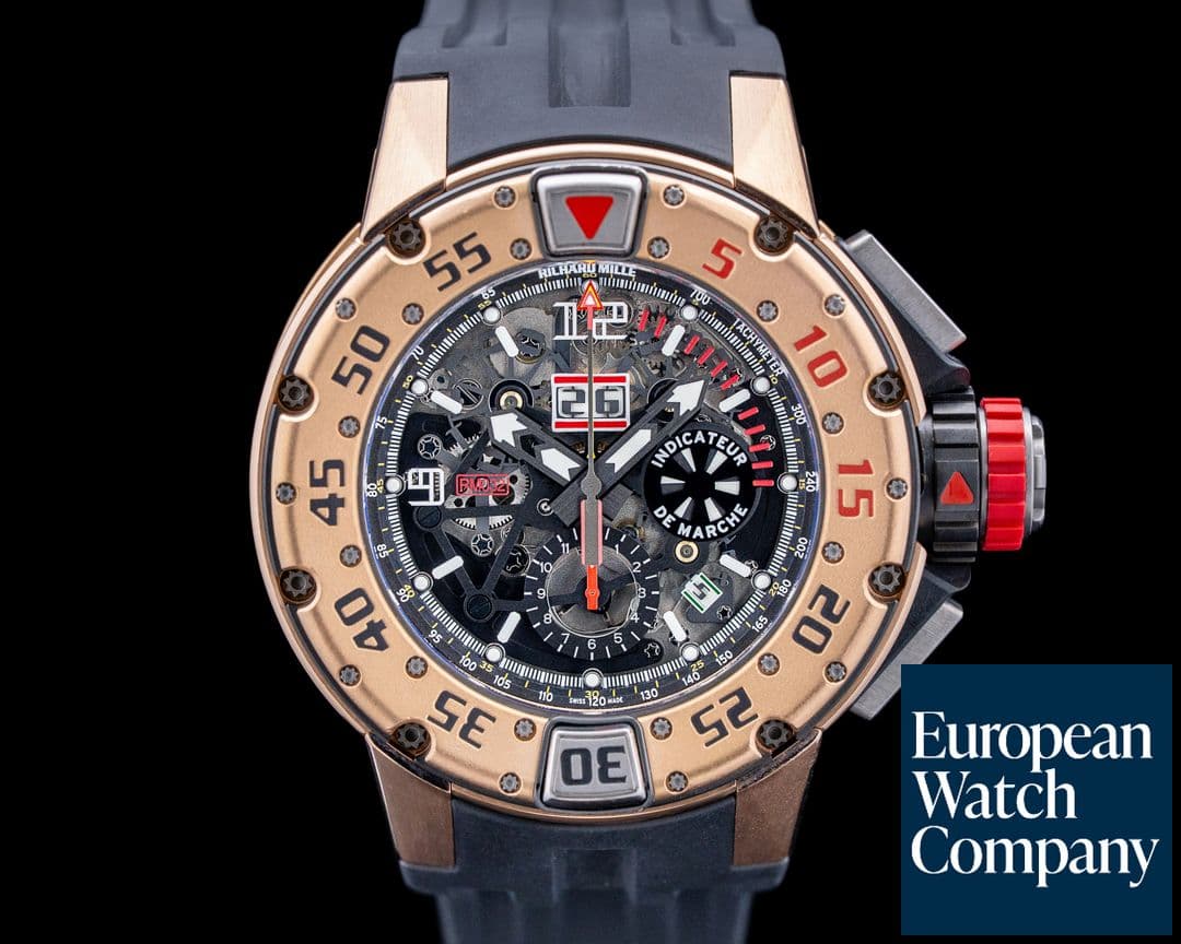 Image of Richard Mille Richard Mille RM032 Automatic Flyback Diver Chronograph 18k RG