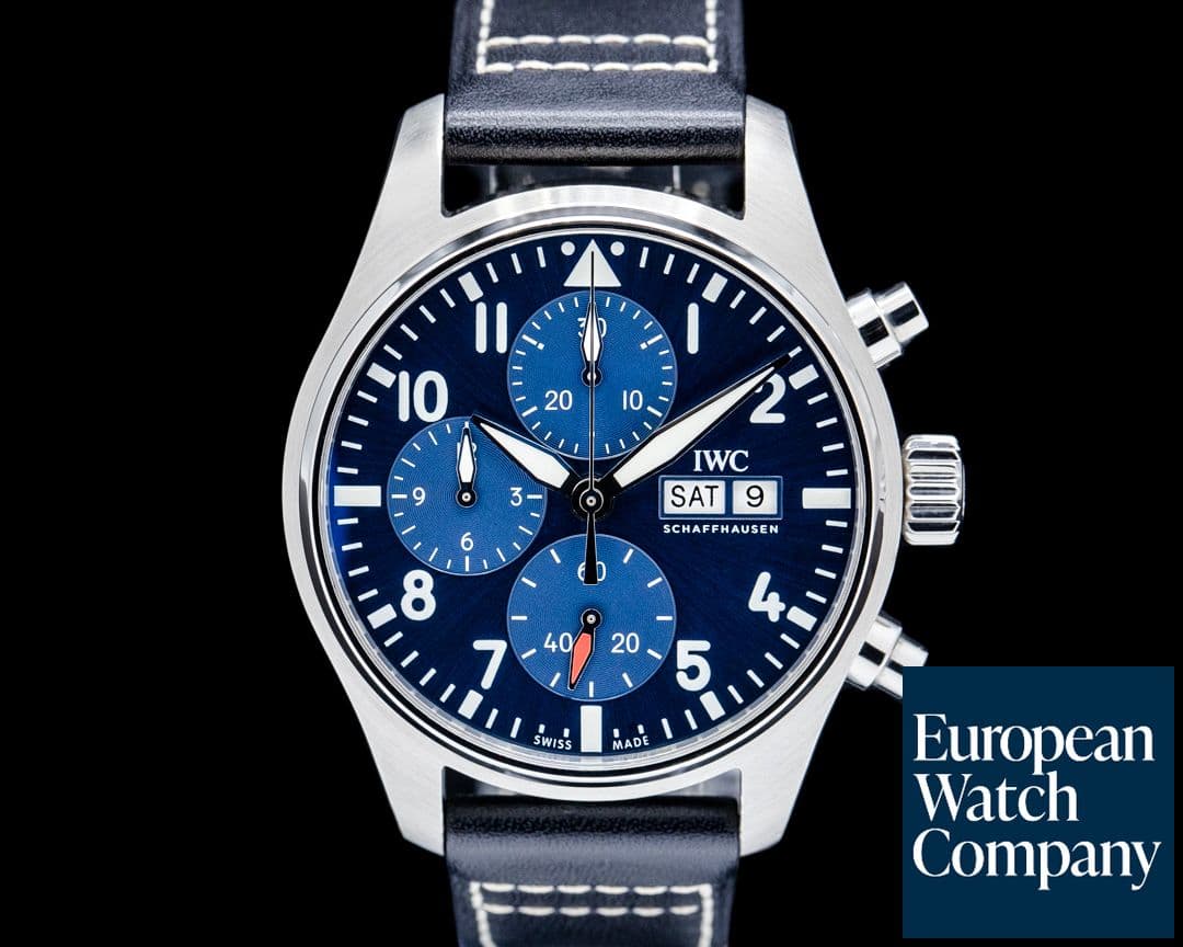 Image of IWC IW388101 Pilot's Watch Chronograph 41MM SS Blue Dial