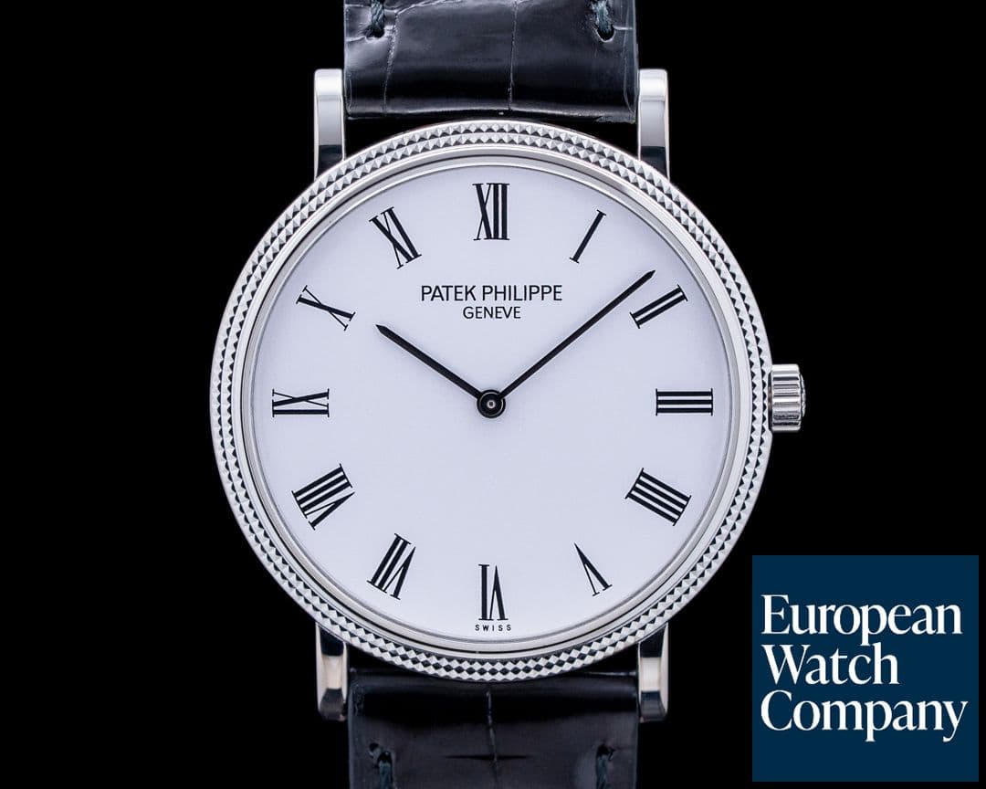 Image of Patek Philippe 5120G Calatrava Automatic 18K White Gold White Dial