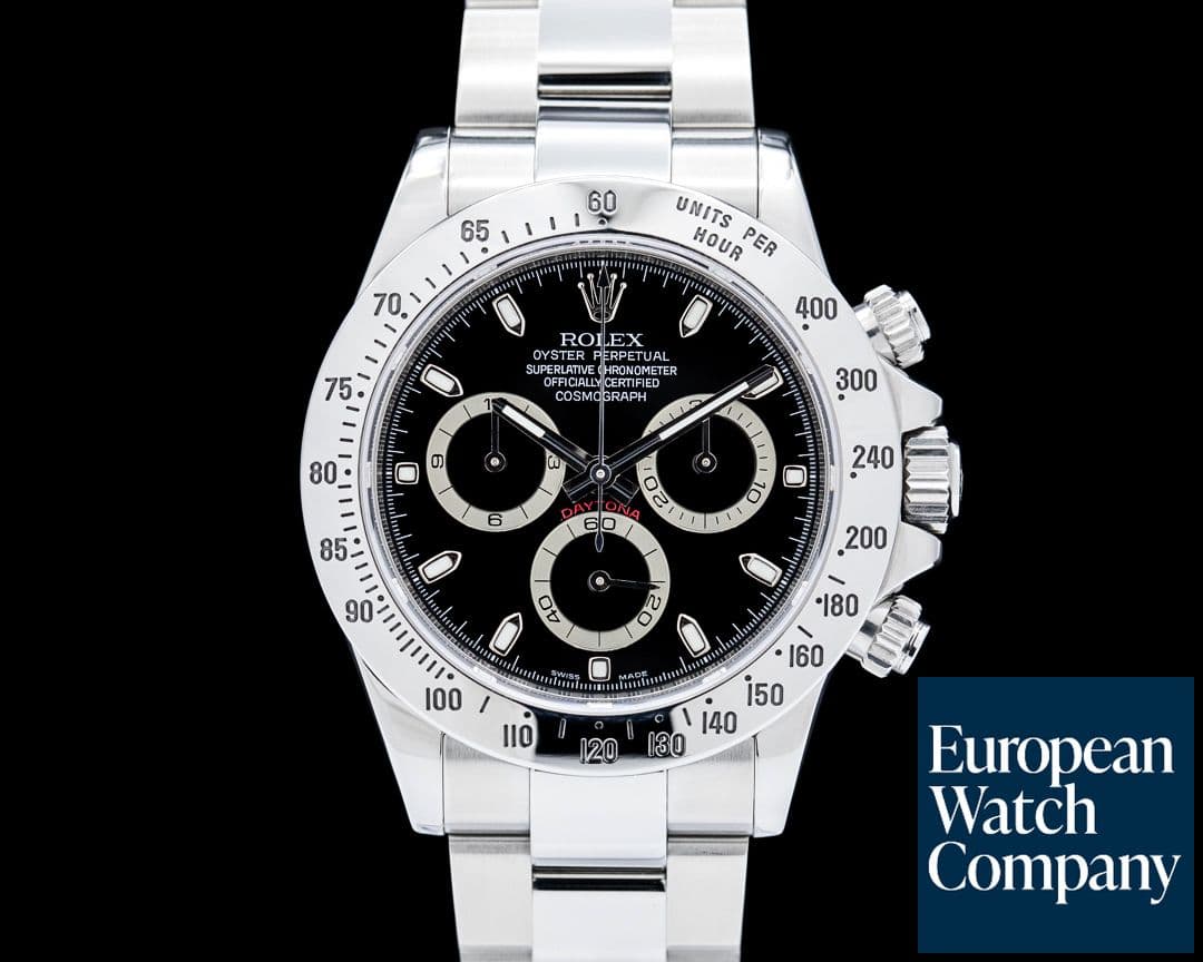 Image of Rolex 116520 Daytona SS Black Dial