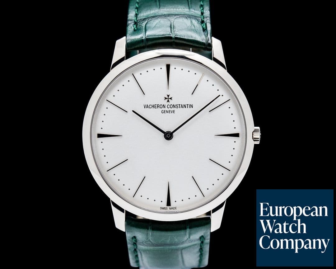 Image of Vacheron Constantin 81180 Patrimony Manual Wind 18K White Gold Silver Dial