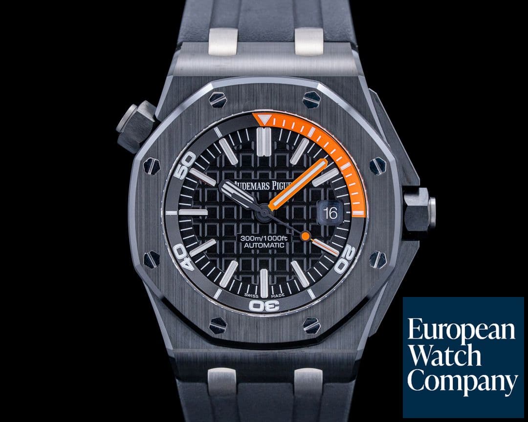 Image of Audemars Piguet 15707CE Royal Oak Offshore Diver Ceramic Black Dial
