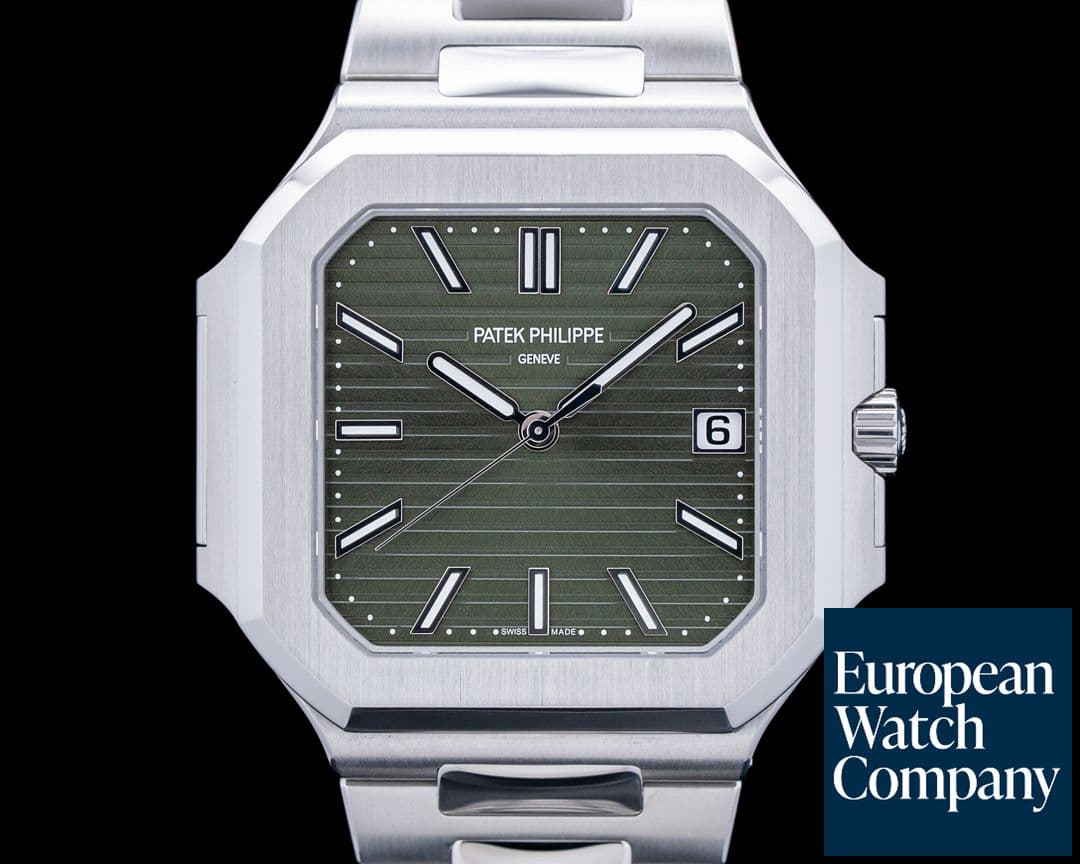 Image of Patek Philippe 5821/1A Cubitus Date SS Green Dial