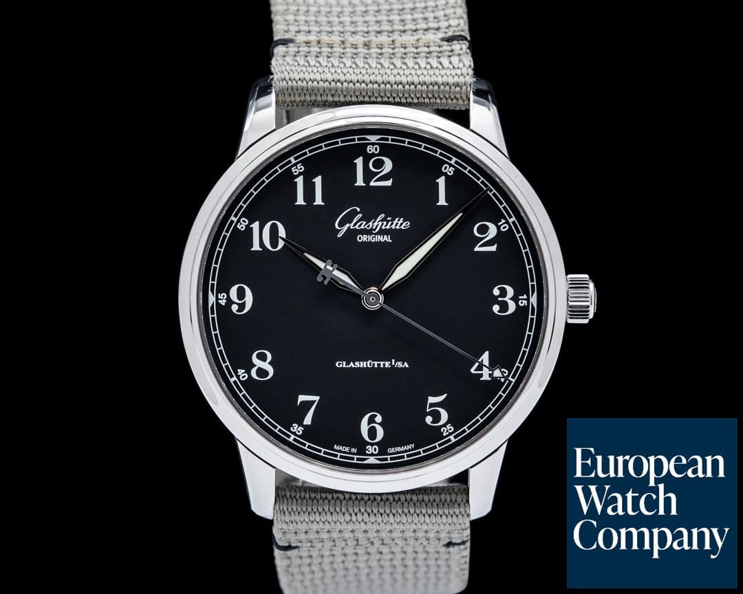 Image of Glashütte Original Senator Excellence SS Black Dial