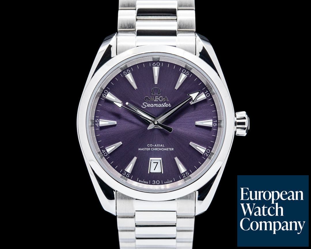 Image of Omega Seamaster Aqua Terra Shades SS Purple Dial UNWORN