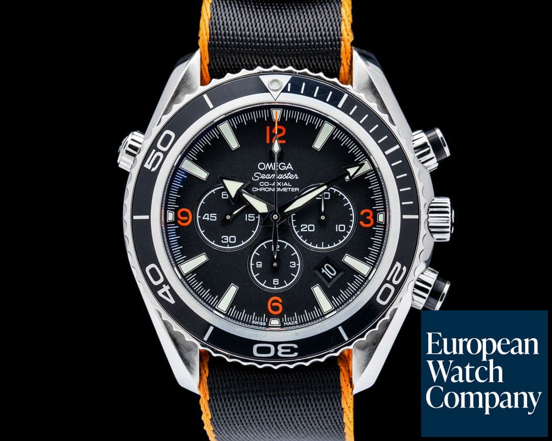 Image of Omega 2210.51.00 Seamaster Planet Ocean Chronograph SS Black Dial