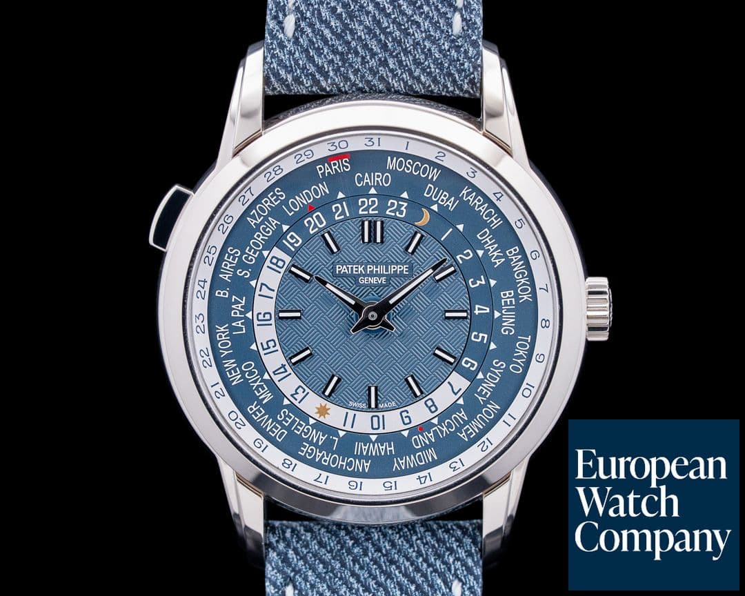 Image of Patek Philippe 5330G-001 World Time 18K White Gold Blue Dial 2025