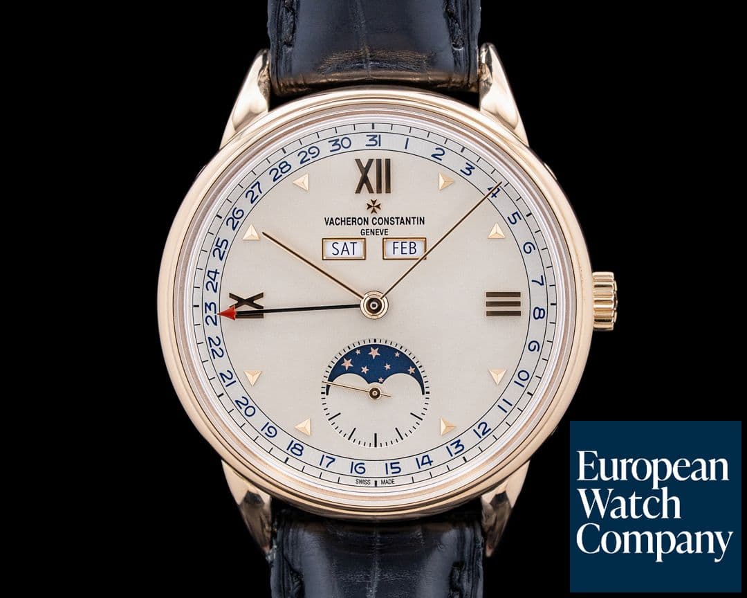 Image of Vacheron Constantin 3100V Historiques Triple Calendar 1948 18K RG Silver Dial LIMITED