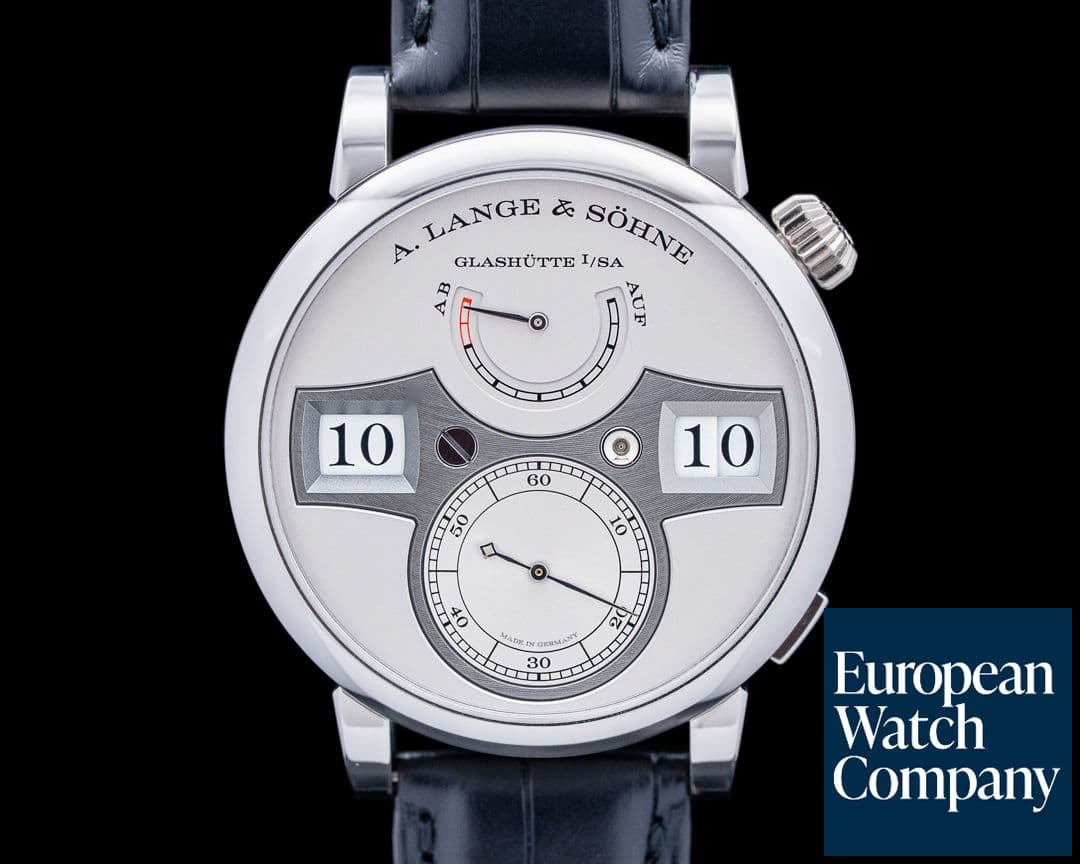 Image of A. Lange & Söhne 142.025 Zeitwerk Platinum Silver Dial