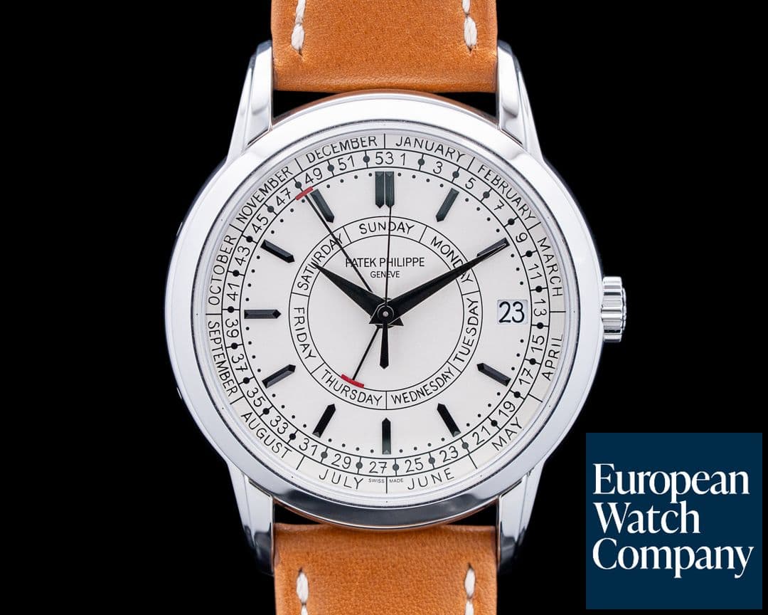 Image of Patek Philippe 5212A Calatrava Weekly Calendar SS Silver Dial