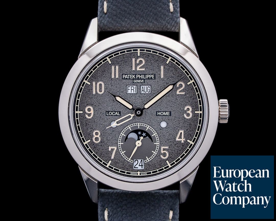 Image of Patek Philippe 5326G Annual Calendar Travel Time 18K White Gold Gray Dial
