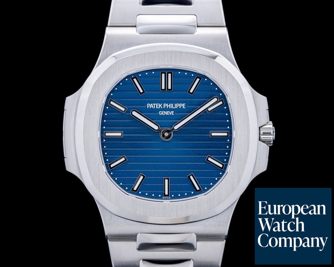 Image of Patek Philippe 5610/1P-001 Nautilus "50th Anniversary" Platinum Blue Dial UNWORN