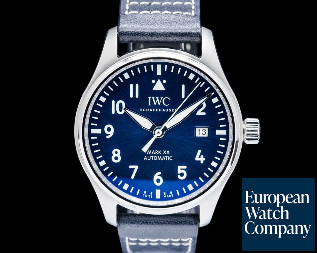 Image of IWC IW328203 Pilot's Watch Mark XX SS Blue Dial