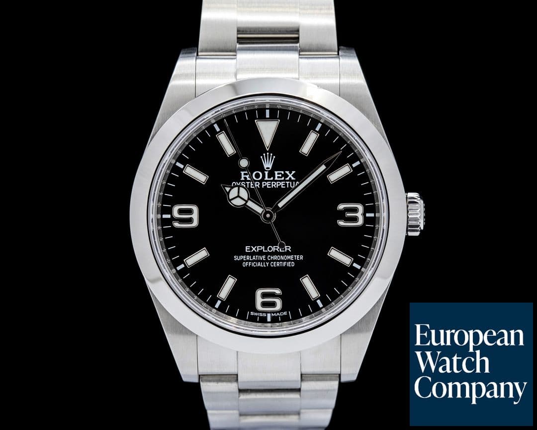 Image of Rolex 214270 Explorer I SS Black Dial