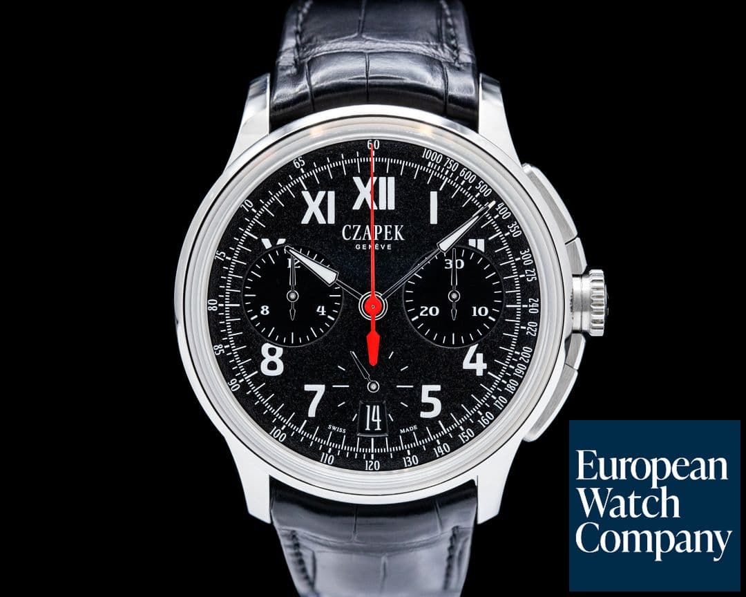 Image of Czapek & Cie 1426 Faubourg de Cracovie "California Dreamin" SS Black Dial LIMITED