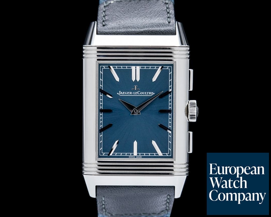 Image of Jaeger-LeCoultre Q389848J Reverso Tribute Chronograph SS Blue Dial 2025