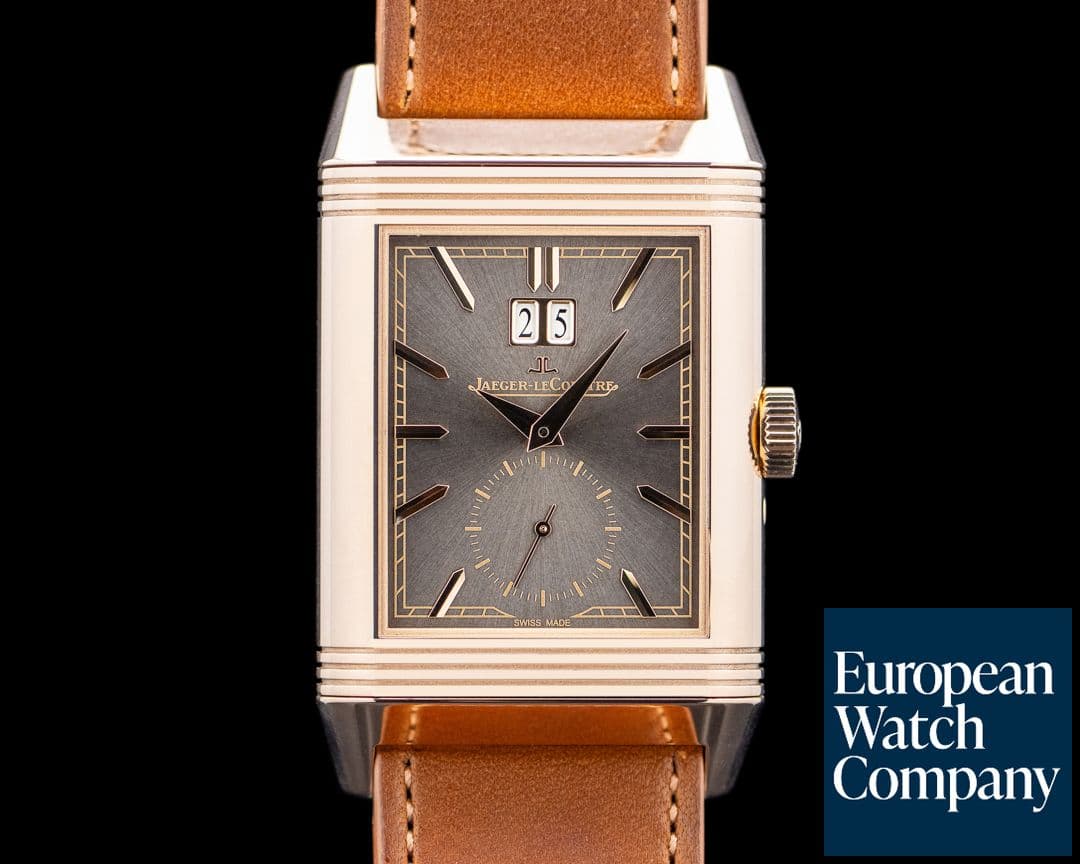 Image of Jaeger-LeCoultre Reverso Tribute Geographic 18K Rose Gold Brown Dial 2025 LIMITED