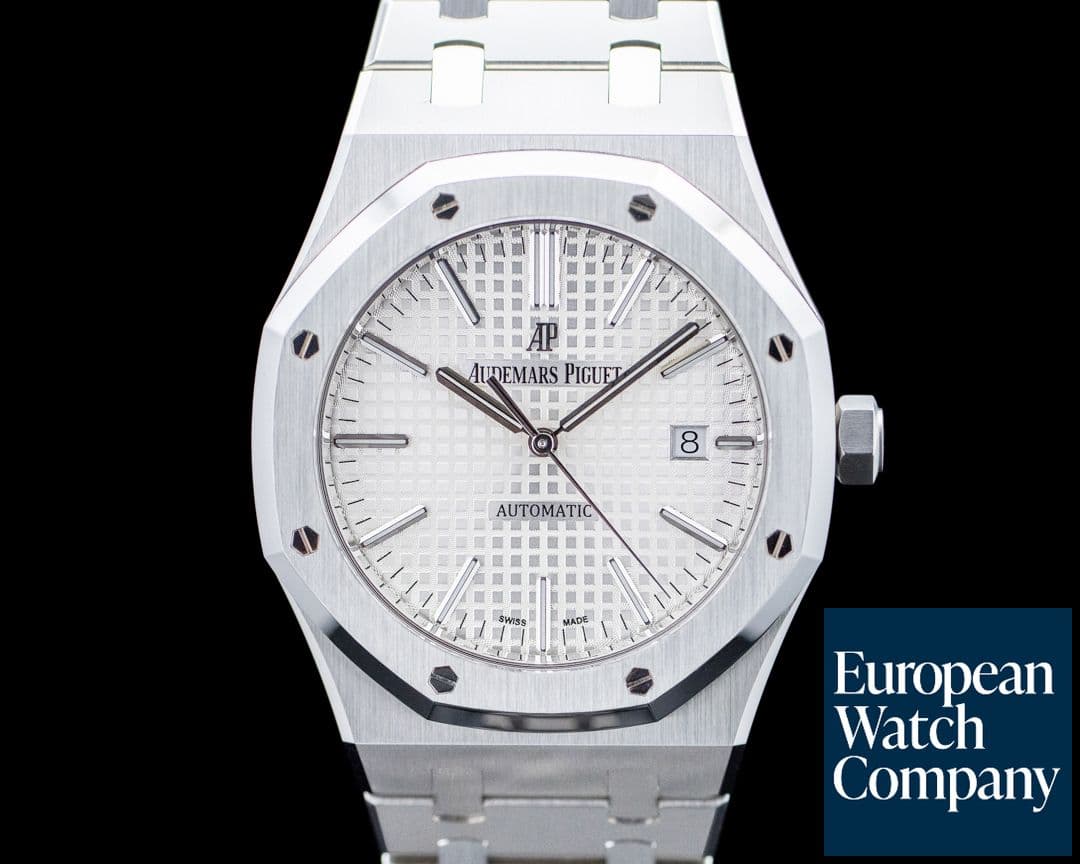 Image of Audemars Piguet 15400ST Royal Oak SS Silver Dial UNWORN