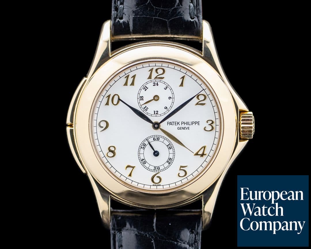 Image of Patek Philippe 5134J-001 Travel Time 18K Yellow Gold White Dial