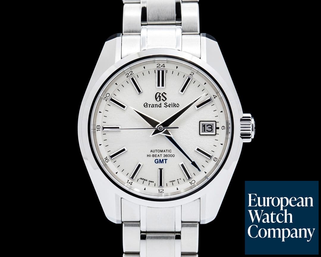 Image of Grand Seiko SBGJ201 Heritage Collection Hi-Beat GMT SS Silver Dial