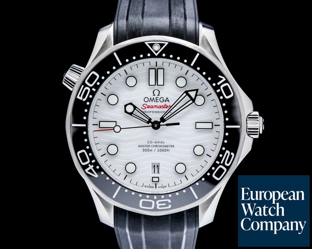 Image of Omega Seamaster Diver 300M Ceramic SS White Dial